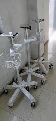 Van het de Legerings Mobiele Karretje van het hoogte de Regelbare Aluminium Kar van het de Monitorkarretje Geduldige