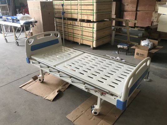 Van het de Zorgbed van het roestvrij staalkader Eenvoudig Enig Onstabiel Hand Hand het Ziekenhuisbed