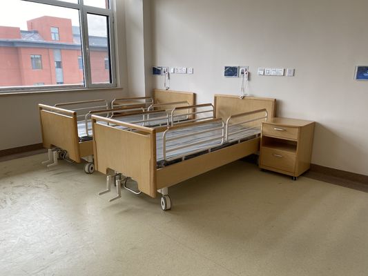 Hand het Huishouden van het het Ziekenhuisbed verzorgingsziekbed met het Huisbed van de twee functieszorg