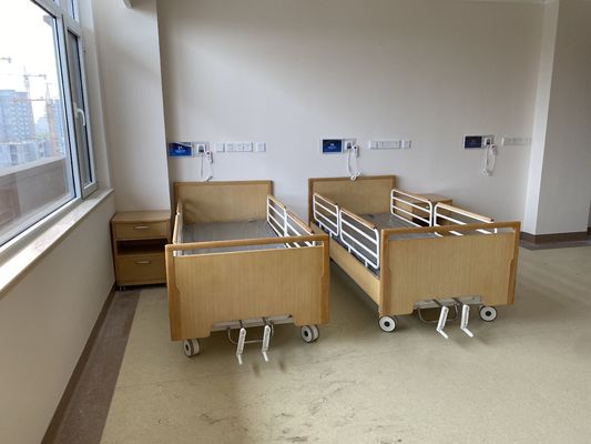 Hand het Huishouden van het het Ziekenhuisbed verzorgingsziekbed met het Huisbed van de twee functieszorg