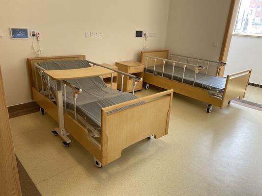Drie Functies Elektrische Bedden van het het Bed Houten Ziekenhuis van de Verzorgingsthuiszorg voor Bejaarden