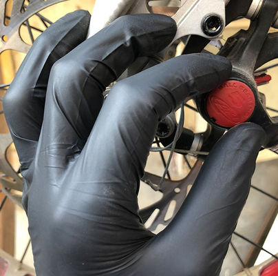 Niet-steriele Zwarte Beschikbare het Nitrilhandschoenen van Nitril Medische Handschoenen
