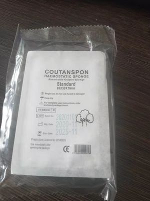 De medische Absorbeerbare Spons van de de Sponsgelatine van de Chirurgie Hemostatische Gelatine