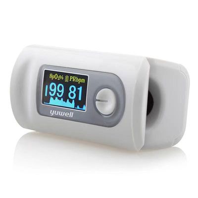 De impulsoximeter van de kunststof witte vinger voor het ziekenhuisoximeter