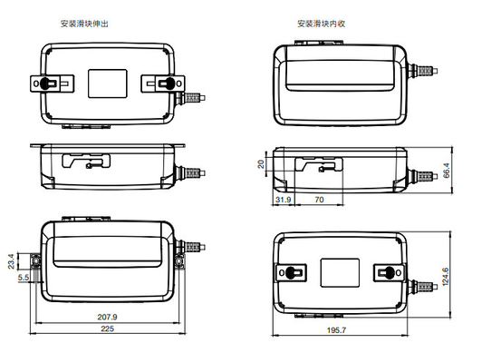 Elektrische Bed Lineaire Actuator Veelvoudige de Toepassingsscenario's van de Controledoos