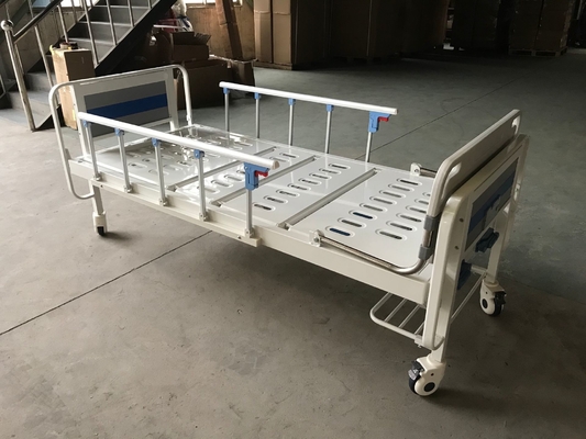 Blauw en Wit Twee Functie Hand Medisch Bed voor Kliniek