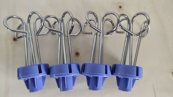 Van de de Infusietribune van de het ziekenhuis Medische Druppel de Haken Blauwe Zwart-wit