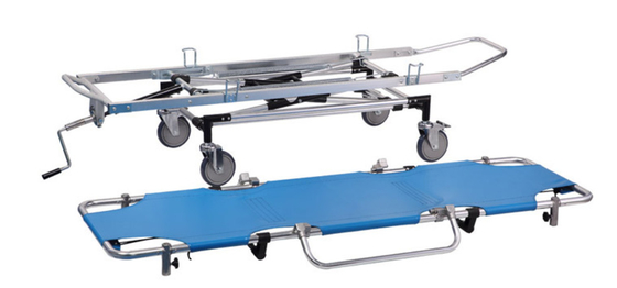 Het materiaal van de aluminiumlegering kan de brancardauto van de het ziekenhuisnoodsituatie opheffen