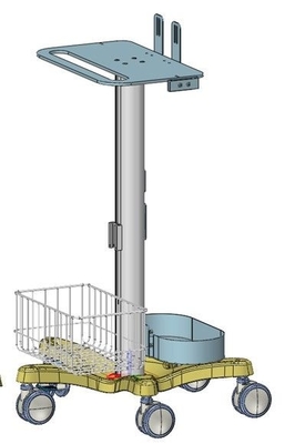 Het mobiele het karretjeziekenhuis van het het ziekenhuismeubilair speciaal met vijf wielen