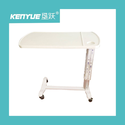 Het dineren de Lijst van het Ziekenhuisoverbed van Tray Table Metal Gas Spring van het het Ziekenhuisbed