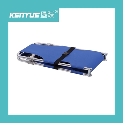 Het Materiële Blauwe specifieke ziekenhuis van de het Ziekenhuis Vouwende Brancard van de aluminiumlegering