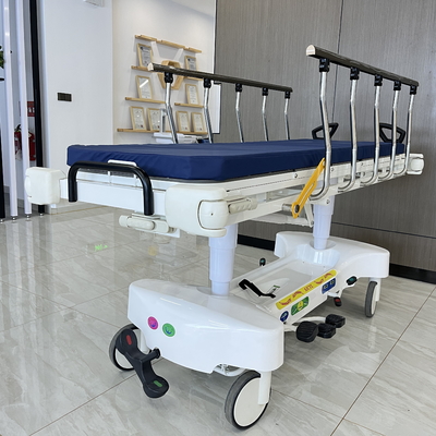 Hoogteverstelbare hydraulische noodleger 2 lagen ziekenhuis patiëntvervoer trolley
