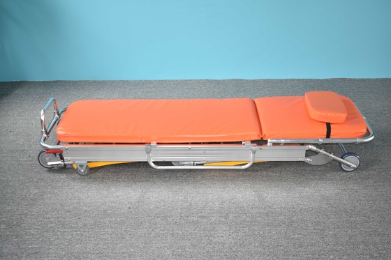 Hoge kwaliteit patiëntherstel trolley aluminium legering materiaal medisch product vouw ambulance stretcher