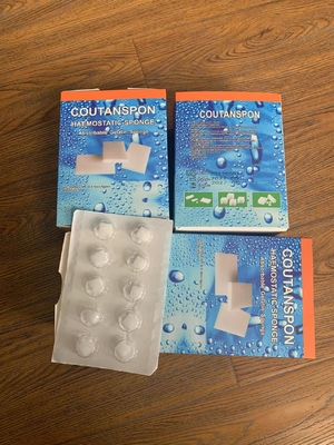 Medische tandheelkundige hemostatische spons absorberende gelatine spons