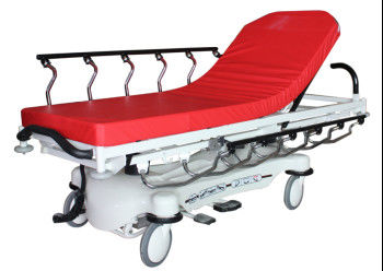 Rode Kleurenabs het Bed van de het Ziekenhuisnoodsituatie van de Luxebrancard, Gemakkelijk schoon te maken
