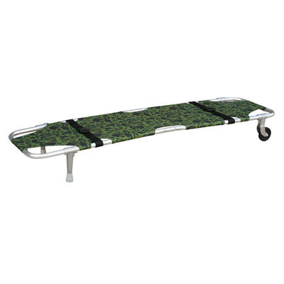 De Reddings Vouwende Brancard van de aluminiumlegering 160Kgs Armygreen met Bevers