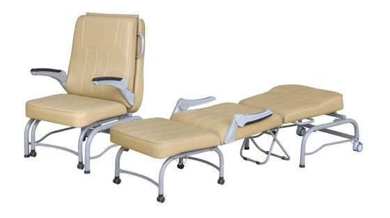 Het mobiele Vouwen Convertibele Begeleidende 38Kg 106cm Medische Recliner-Stoel