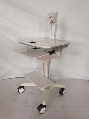 Karretje van de het Werkstation Mobiele Eenvoudige Stabiele computer van het laboratorium het Medische Ziekenhuis