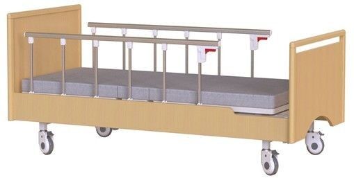 Van de de legeringsvangrail van het het ziekenhuisaluminium houten materieel twee functie handbed