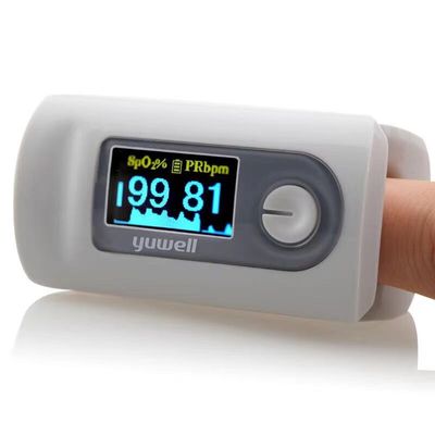 De impulsoximeter van de kunststof witte vinger voor het ziekenhuisoximeter