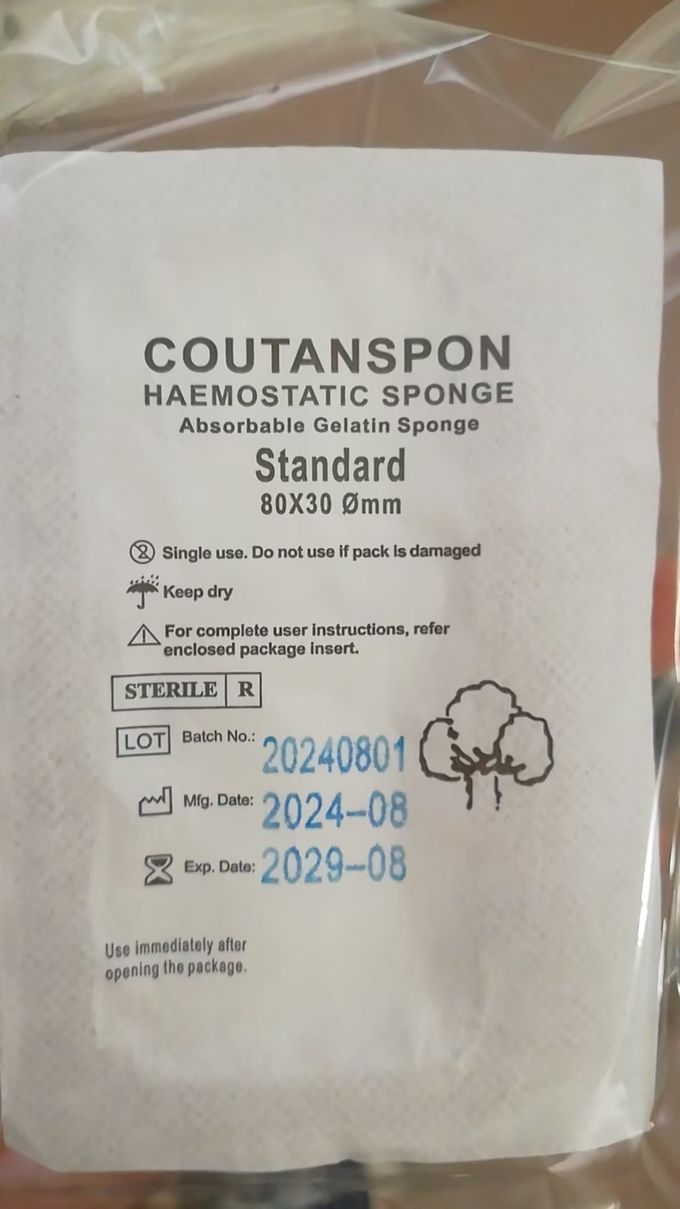 Medische anale hemostatische spons cilinders anale spons tampons spons 2
