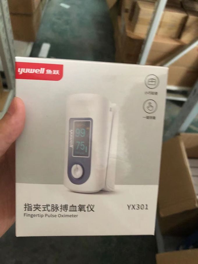 De impulsoximeter van de kunststof witte vinger voor het ziekenhuisoximeter 0