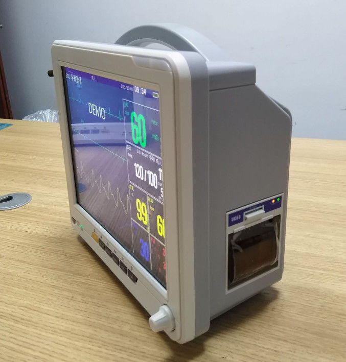 Draagbaar ECG-Medisch apparaat voor Huis allen in Één Detector Gebroken wit ABS Materiaal 1